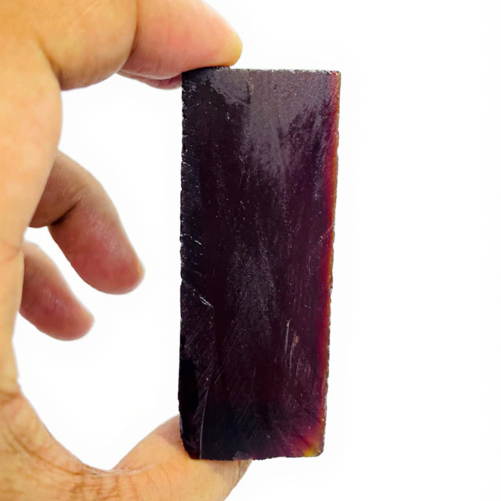 Lab-Grown Red Ruby Slice 425-525CT Synthetic Rectangular Gemstone for Jewellery Lab-Grown Red Ruby Slice 425-525CT Synthetic Rectangular Gemstone for Jewellery