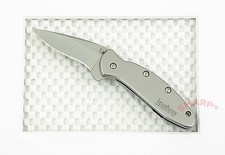 1600 Kershaw Chive Knife plain Blade 1.9" frame lock New *Blem* Assisted opener picture