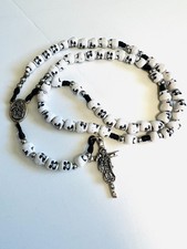 Memento Mori Santa Muerte skull rosary picture