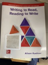 Writing to Read, Reading to Write - Alison Kuehner (2020, Annotated Instructor) picture