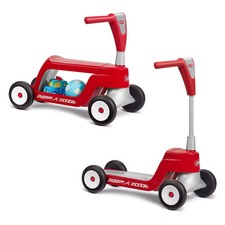 Radio Flyer Scoot 2 Scooter - Red: Steel & Plastic Ages 1-4 44.1 lbs Capacity picture