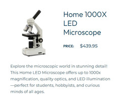 Home Science MI-4100LXL 1000X LED Microscope picture