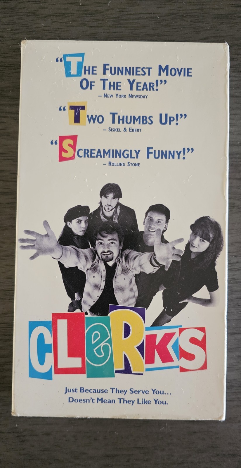 CLERKS VHS Kevin Smith Jason Mewes Vintage 90’s Comedy Vtg Miramax 1995 CLERKS VHS Kevin Smith Jason Mewes Vintage 90’s Comedy Vtg Miramax 1995