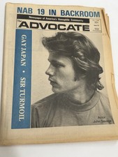 Vintage ADVOCATE Newspaper Magazine #121 September 1973 Gay LGBTQ+ Articles Ads picture