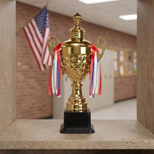 Fasmov Large Trophy Cup – 14.5 Inch Gold Trophy picture