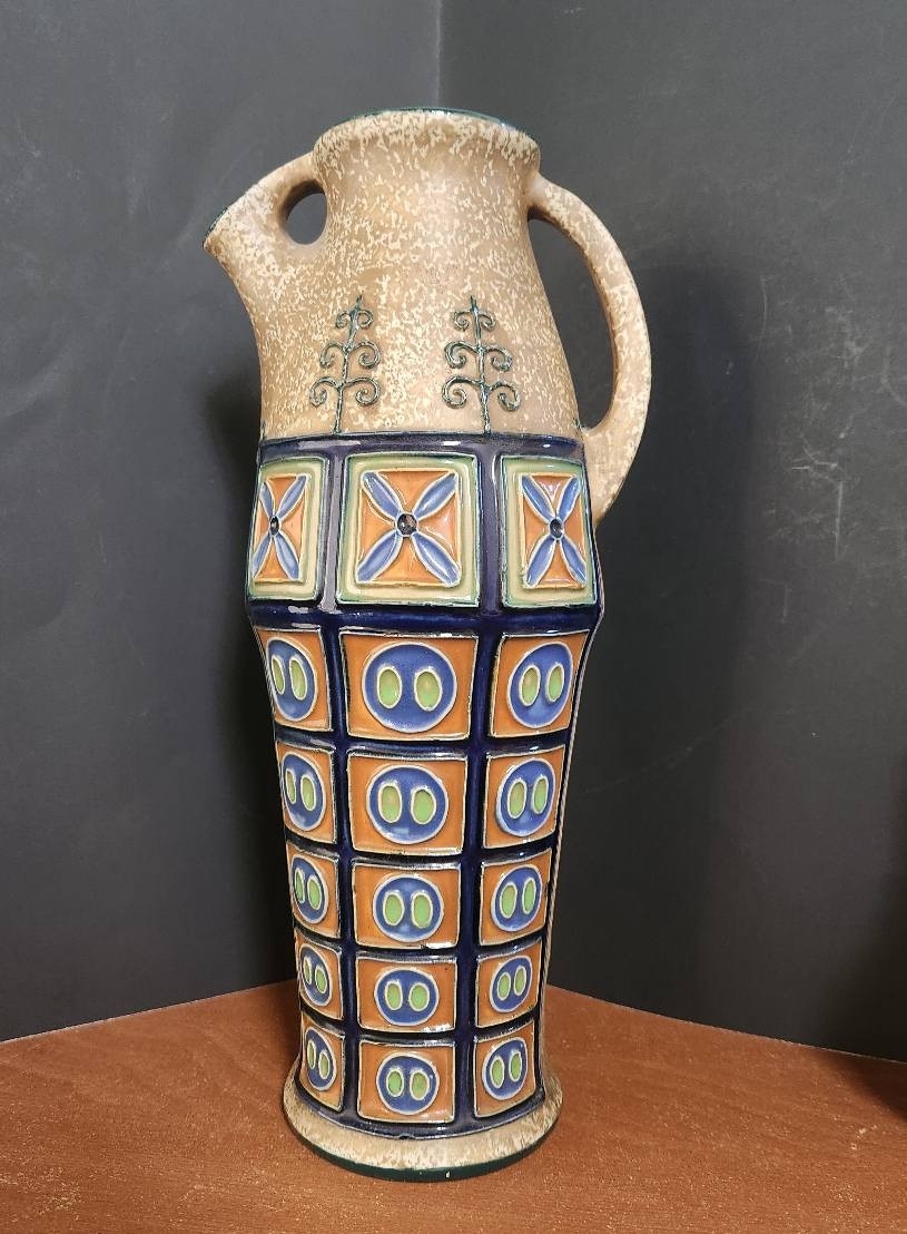 AMPHORA Czechoslovakia Art Ceramic Vase/Pitcher