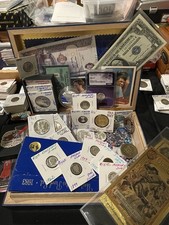 ESTATE SALE SILVER & GOLD LOT!  Coins, Rounds, Rolls, Slabs & Bills!  Max Value! picture