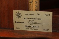 Vintage Deep Sea Fishing Trip Tradewinds Trollers Oregon  picture