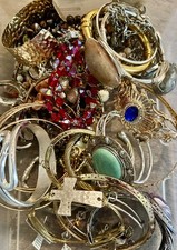 MEDIUM Flat Rate Box Filled w/ 10+ Pounds of Jewelry Mix - Hours of Fun!  picture
