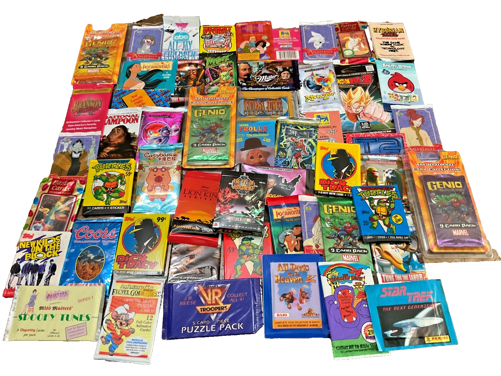 60 Vintage 90’s 00’s Non Sports Trading Card & Sticker Packs + 20 FREE CARDS 60 Vintage 90’s 00’s Non Sports Trading Card & Sticker Packs + 20 FREE CARDS
