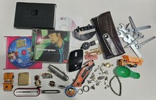 JUNK DRAWER Trinket Lot #2 Vintage Knick Knacks Jewelry Pins Tools Etc. picture