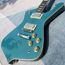 Factory‑direct Lake‑Blue Special‑Shaped Electric Guitar, Free Shipping picture