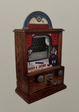 1950’s J F Frantz MFG Kicker And Cather Pinball Game W/ Rare Cast Iron Top Sign picture