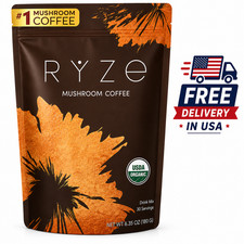 Organic Mushroom Coffee Drink Mix 30 Servings Instant Coffee Blend -New & Sealed picture