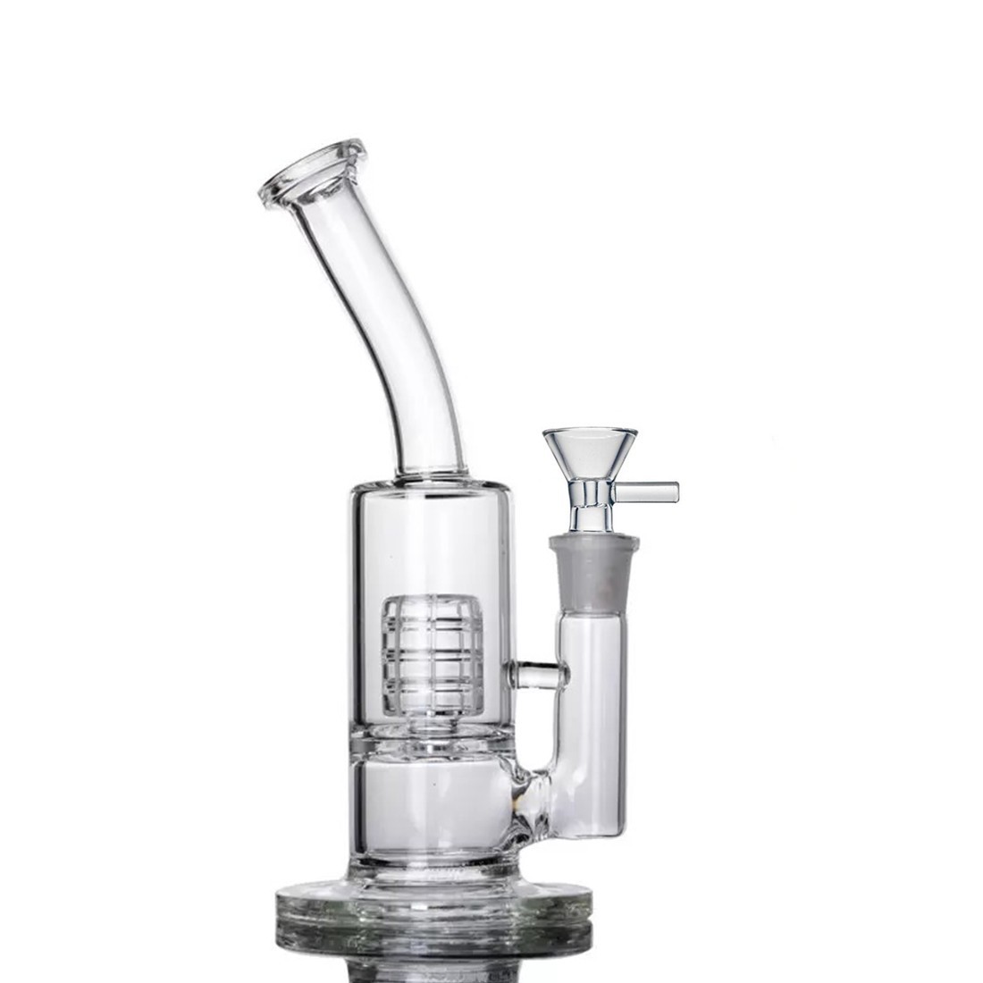 9" Heavy Glass Bong Shisha Percolate Hookah Water Pipe Smoking Pipe 14mm Bowl 9" Heavy Glass Bong Shisha Percolate Hookah Water Pipe Smoking Pipe 14mm Bowl