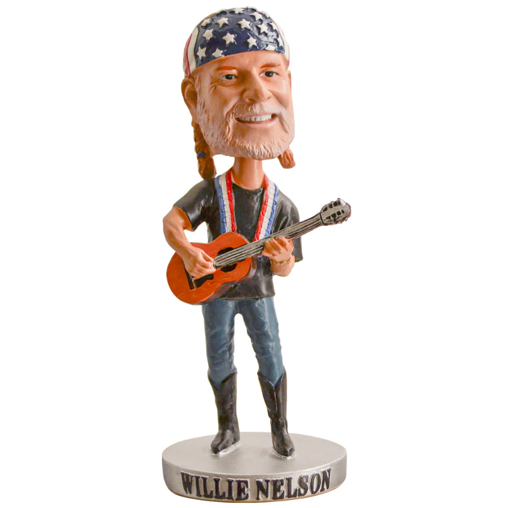 Willie Nelson Musician Country Music Bobblehead Willie Nelson Musician Country Music Bobblehead