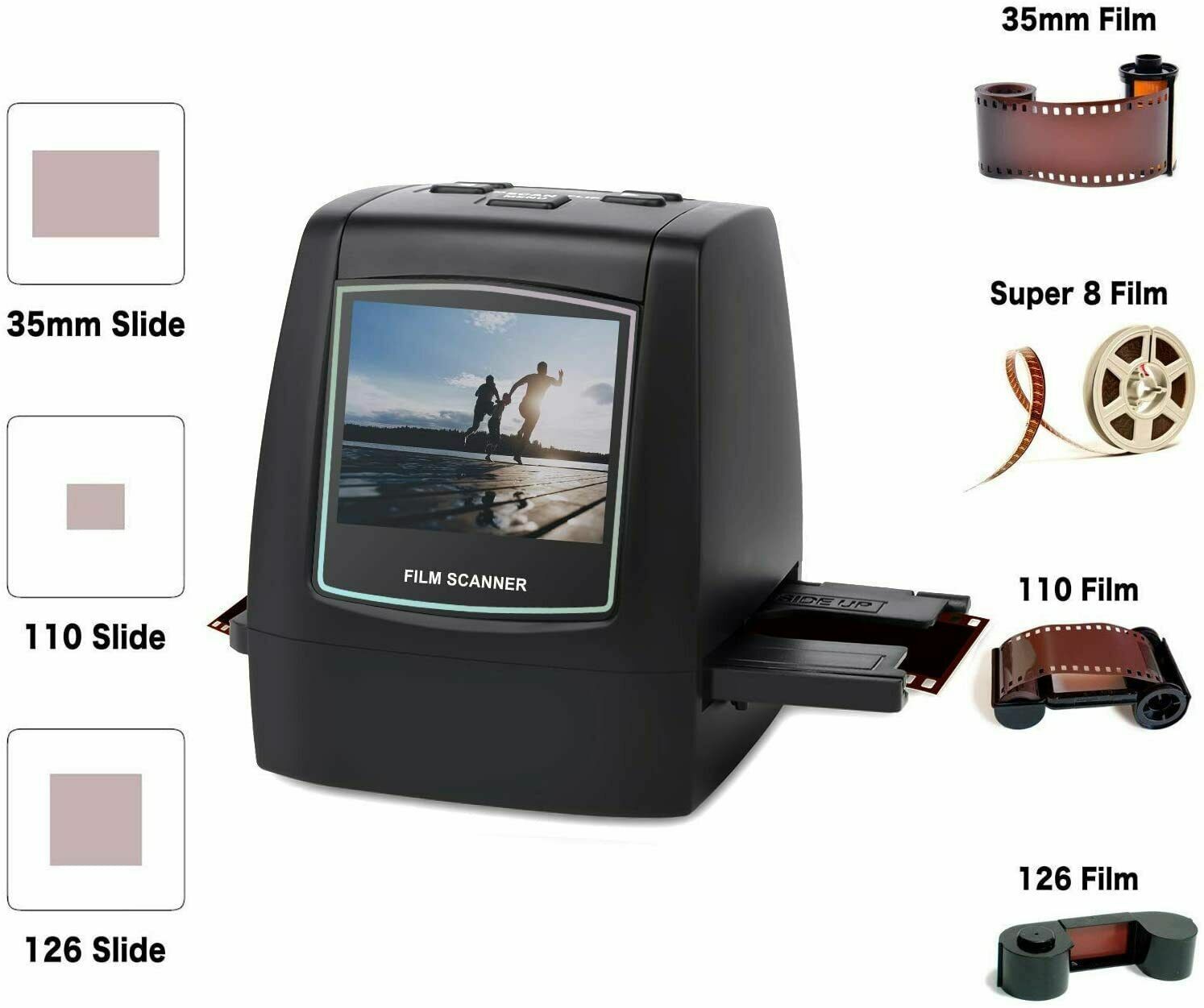 22MP All-in-1 Film & Slide Scanner, Converts Films/Slides/Negatives to Digital 22MP All-in-1 Film & Slide Scanner, Converts Films/Slides/Negatives to Digital