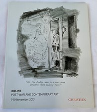 Christies Online Post War and Contemporary Art Catalog November 2013 picture