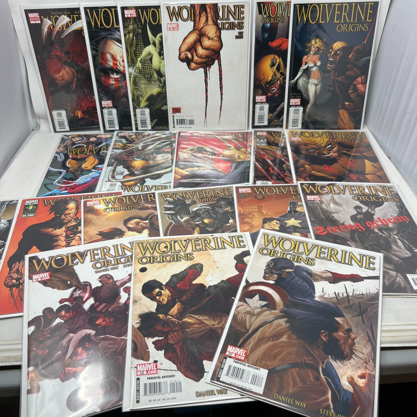 Marvel Comics Wolverine Origins #1-20 (#10 1st Daken) VF NEW Bags / Boards
