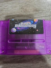 snes evergenesis Super Nintendo , Famicon Zelda Mario Sonic Flash Card Purple picture