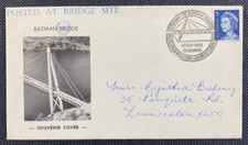 1968 Opening Batman Bridge Tas Cover Posted At Bridge Site + Pictorial Postmark picture