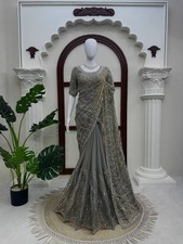 Exclusive Designer Silk Saree With UN stitch Blouse For Wedding & Party Wear picture