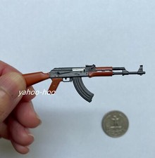 1/12 scale AK47 Assault Rifle Soldier Weapon Model Toy for 6" Action Figure Doll picture