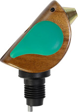 Singing Bird Wine Bottle Pourer, Turquoise picture