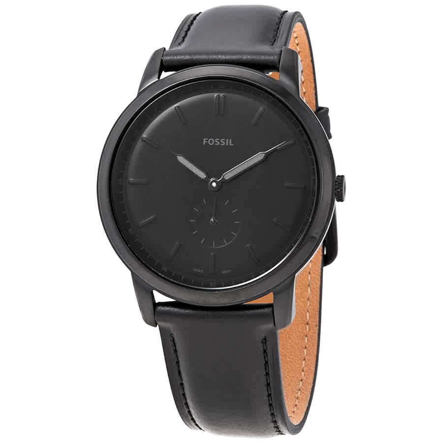 Fossil The Minimalist Quartz Black Dial Men's Watch FS5447 Fossil The Minimalist Quartz Black Dial Men's Watch FS5447