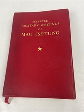 RARE - MAO TSE TUNG 1968 BOOK OF SELECTED MILITARY WRITINGS - PRINTED IN PEKING picture