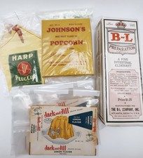 Lot Of Vintage Advertising Collectible Boxes Popcorn Jack & Jill Harp Tobacco  picture