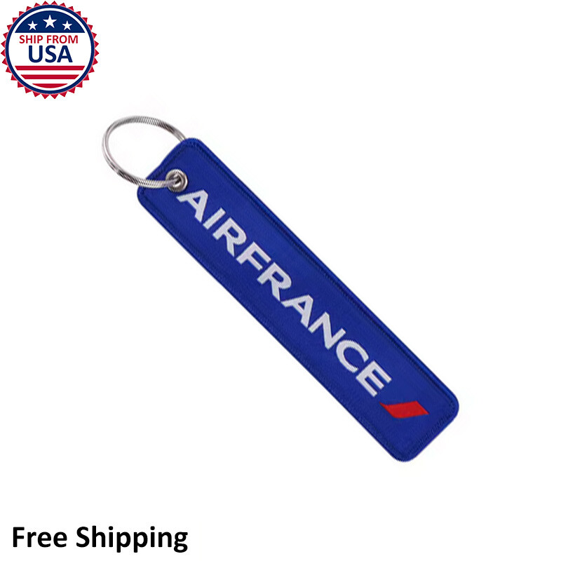 Air France Airline Collectibles Car Keychain Travel Luggage Bag Tag Air France Airline Collectibles Car Keychain Travel Luggage Bag Tag