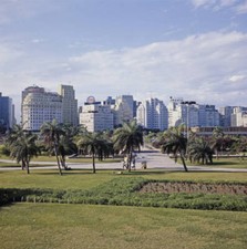 Downtown Rio de Janeiro Apartment Blocks And Office Buildings Over- Old Photo picture