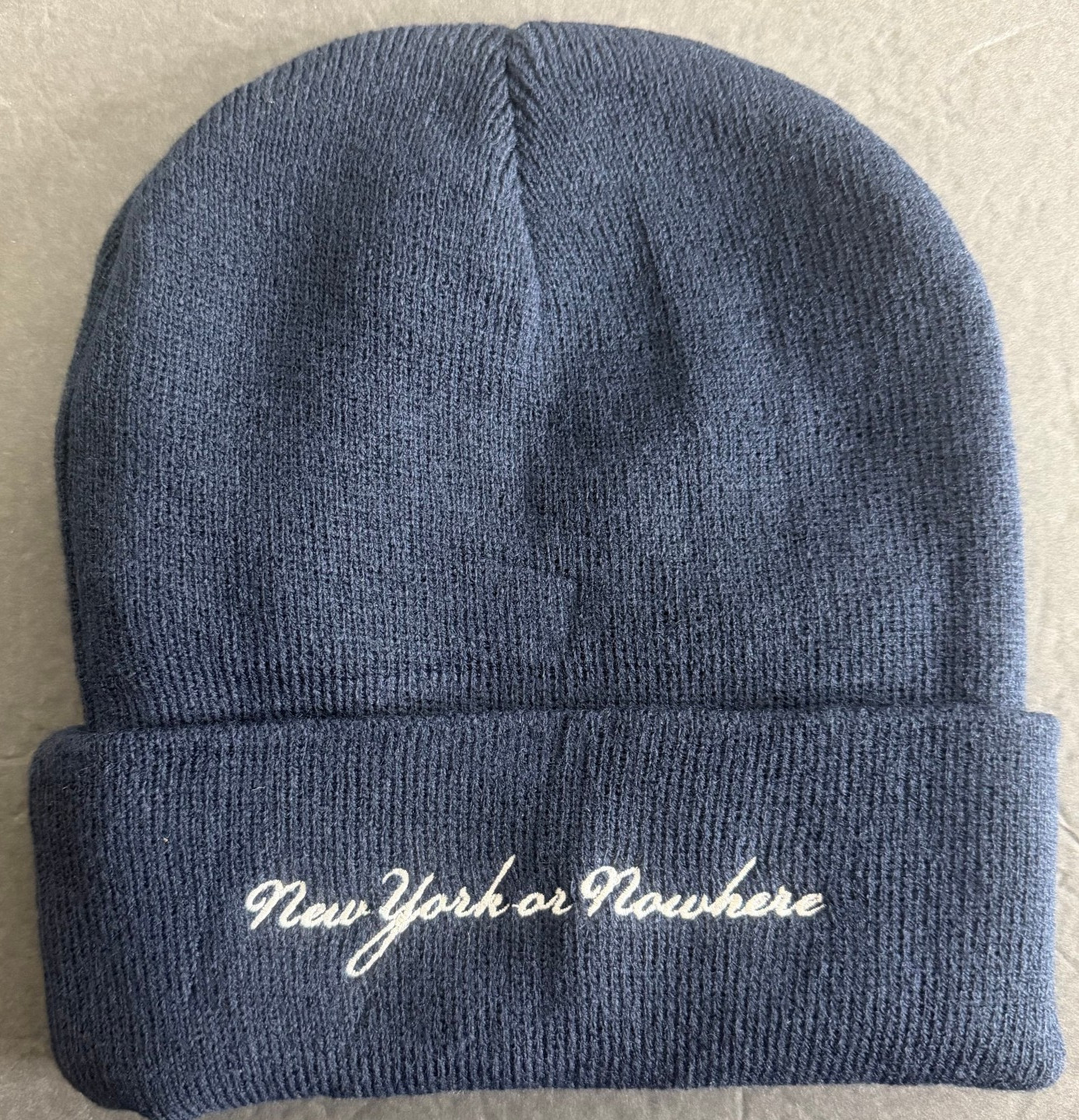 NYON Yankees New York or Nowhere Beanie Hat 4/24 2026 SGA Promo Cap Navy NWT