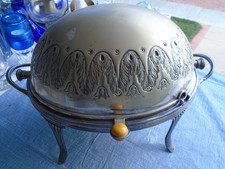 Breakfast Warmer HA EA FA EPNS Hallmarked English 4880 Silverplate picture
