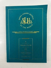 Small Luxury Hotels of the World 1992 Directory Travel Book GC Collectible picture
