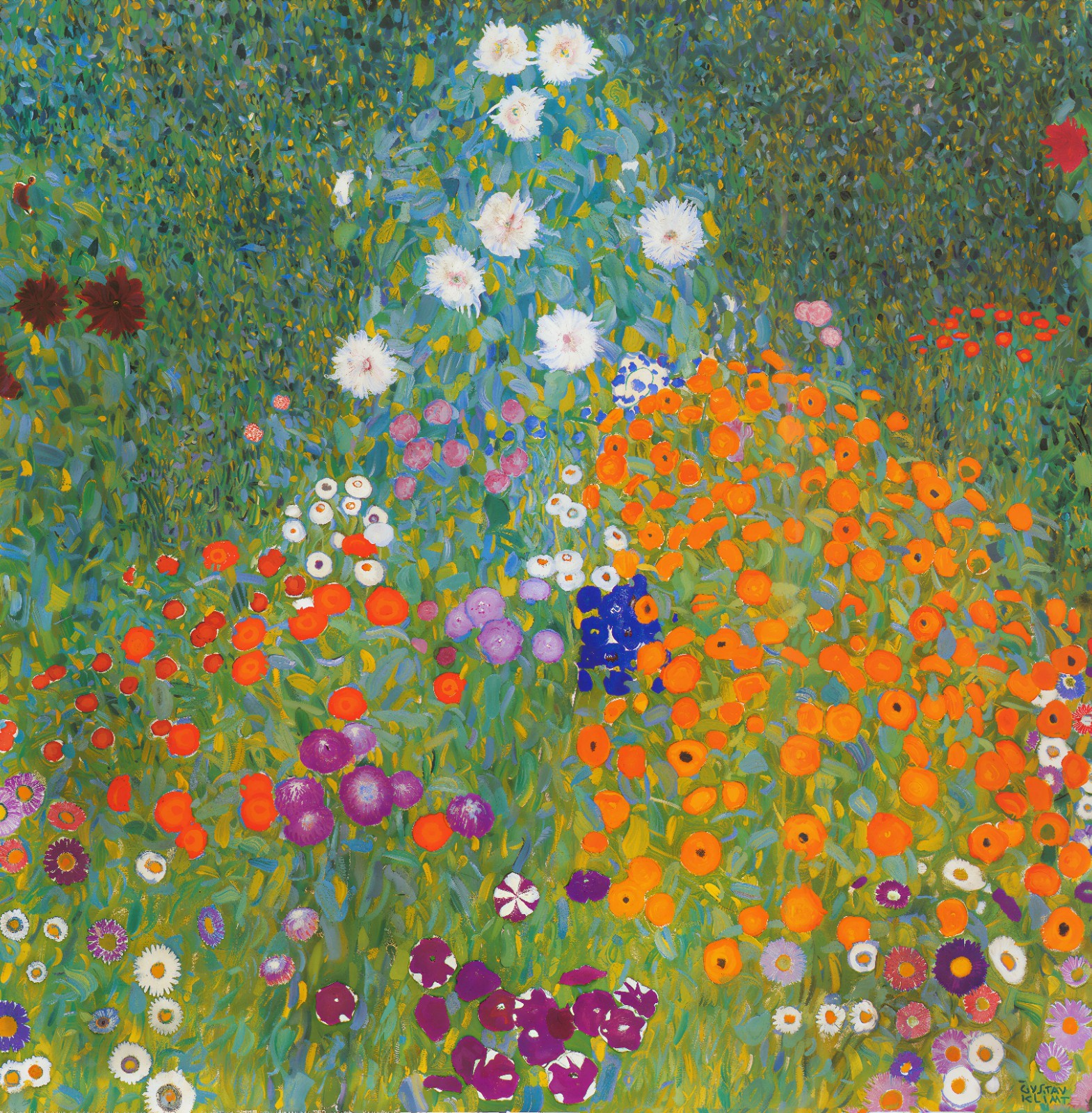 Gustav Klimt: Cottage Garden 22x30 Archival Quality Fine Art Print Gustav Klimt: Cottage Garden 22x30 Archival Quality Fine Art Print