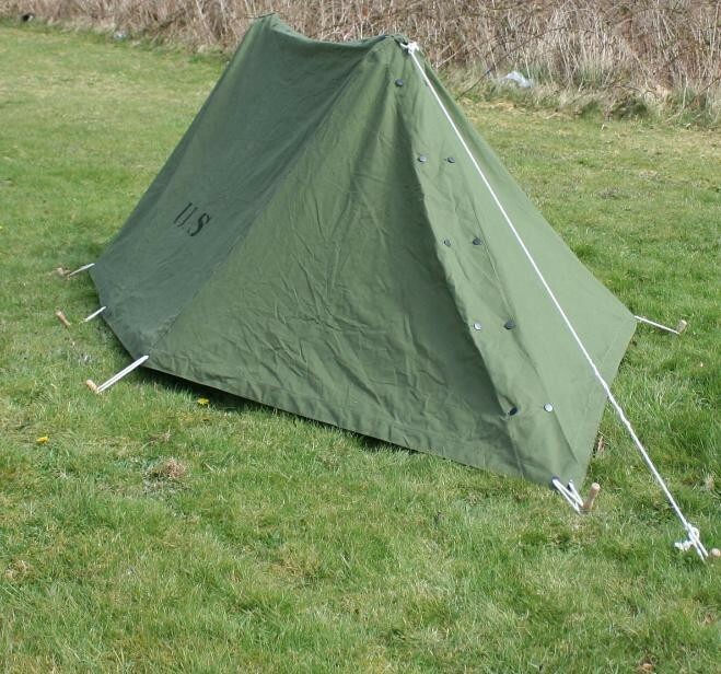 US Military Shelter Half. No Stakes. 2 Halves, Poles, & Rope. Read Description. US Military Shelter Half. No Stakes. 2 Halves, Poles, & Rope. Read Description.