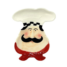 Fat Chef Kitchen Plate, Spoon Rest picture