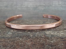Native American Navajo Copper Bracelet by Elaine Tahe picture
