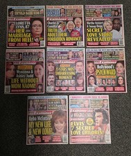 National Examiner 8x Magazine Lot 2020 to 2022 - Celebrity Gossip Tabloids picture