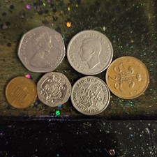 English coins-pence picture
