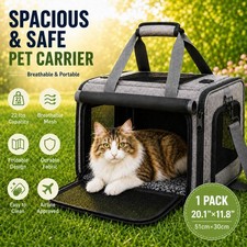 Soft and Expandable Cat and Dog Pet Air Travel Bag picture