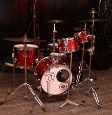 Compact Drum Kit Shell Pack. Custom Red Sparkle. Very Good Cond. Local Pickup! picture