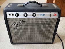Vintage 1970 Fender Silverface Champ Tube Guitar Amplifier - All Original picture