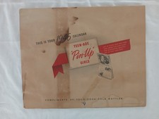 Original 1945 Coca-Cola Teen-Age Pin-Up Girls Calendar Complete 12 Months picture