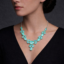 Paraiba Tourmaline Gemstone 925 Sterling Silver Jewelry Necklace Size-17-18" picture