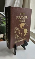 THE PRAYER BIBLE BY MORRIS CERULLO, Gold Gilded Edges, 2006 World Evangelism.  picture