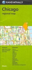 Chicago Regional Metro Area Road Map, Illinois, by Rand McNally - 2019 picture