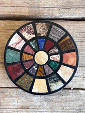 Italian Grand Tour Style Early 19th Century Fine Inlayed Marble Pietra Dura Pape picture